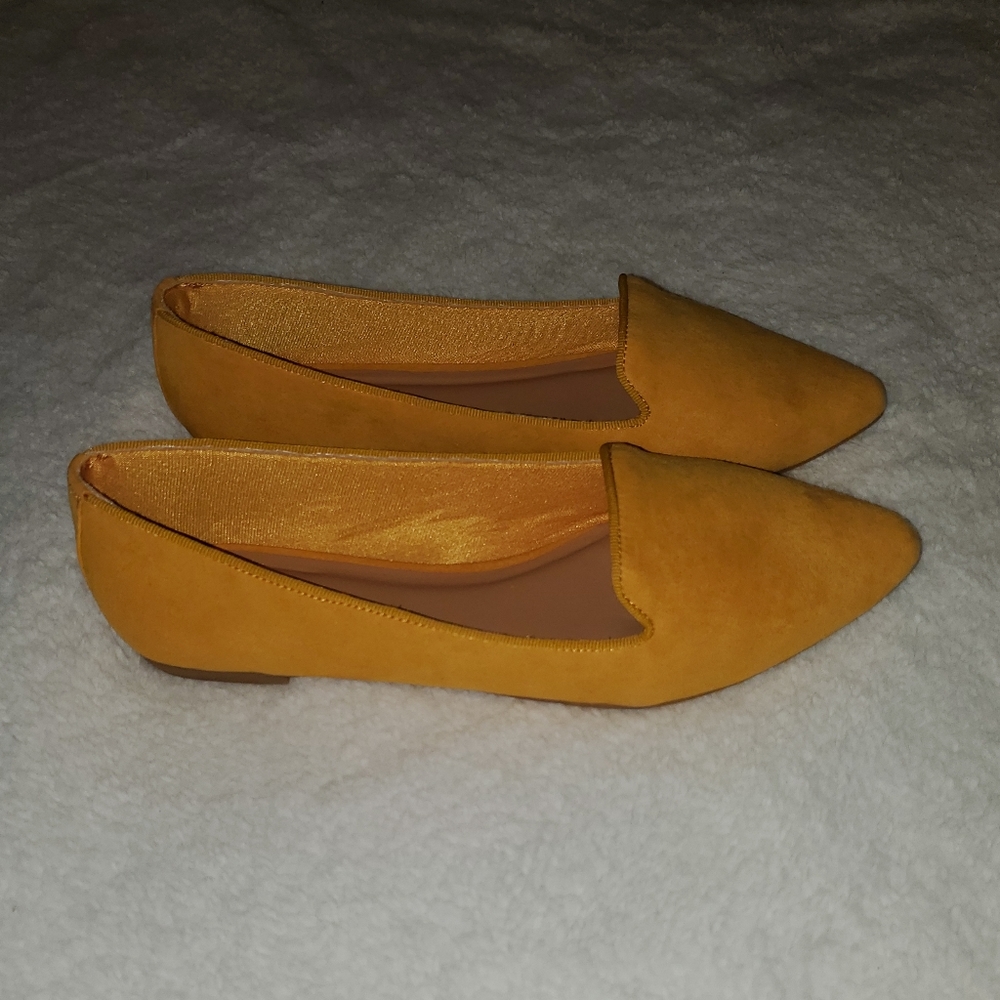 BAMBOO, Pointy Toe Slip On Flat Shoes